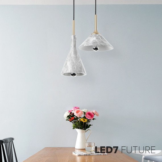 Loft Industry Modern - Stone Pendant